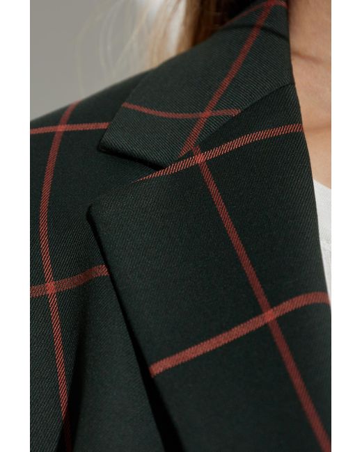 Paul Smith Blue Plaid-Patterned Blazer