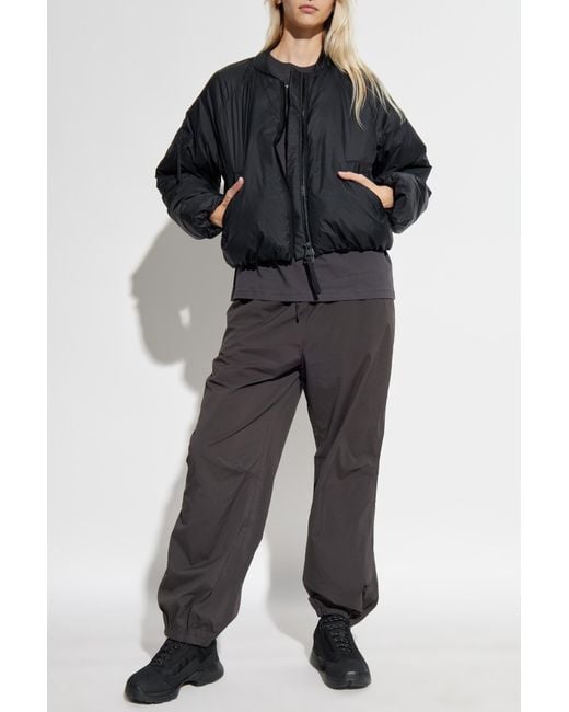 Canada Goose Black 'Elba' Down Bomber Jacket