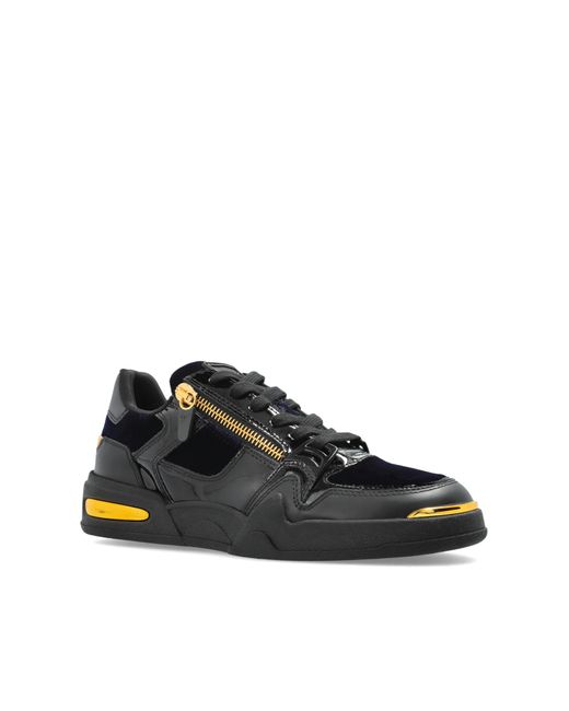 Giuseppe Zanotti Black Sports Shoes "Ghost" for men