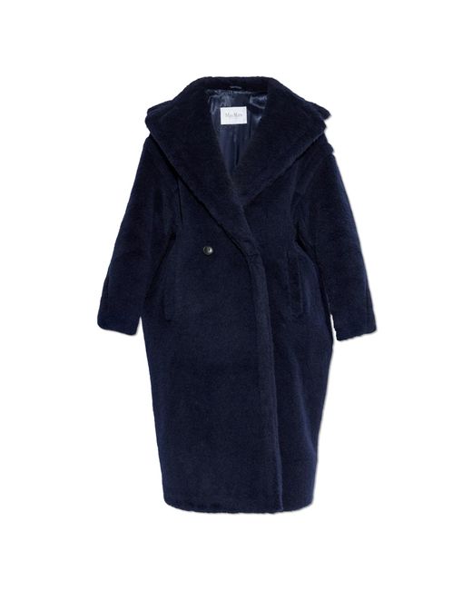 Max Mara Blue Fur Coat "Tedgirl"
