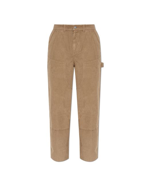 AllSaints White Corduroy Trousers 'Dunstan' for men