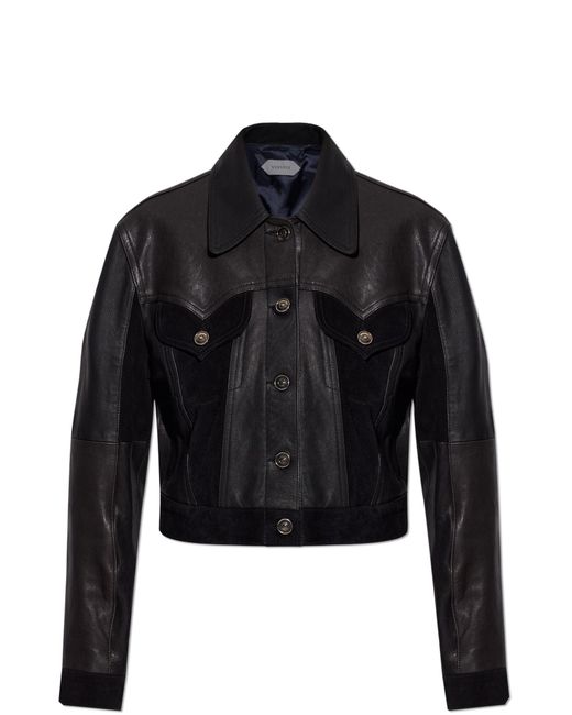 Versace Black Leather Jacket