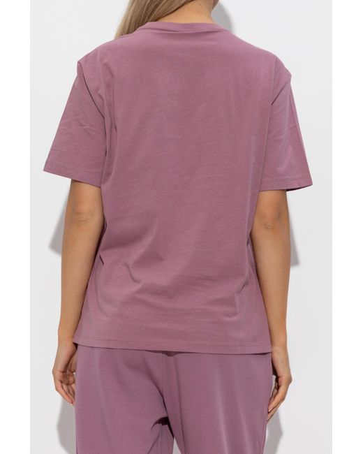 EA7 Purple T-Shirt From The "Sustainability" Collection