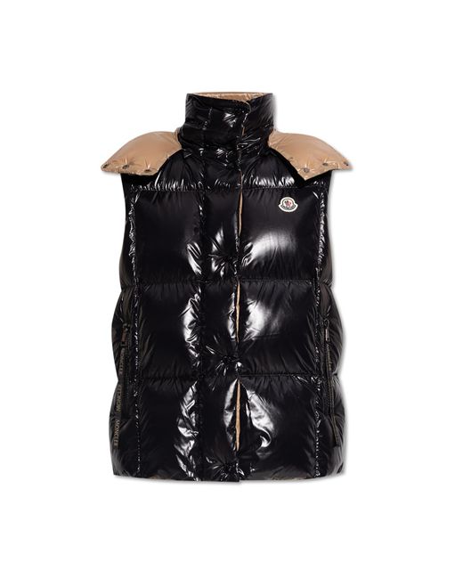 Moncler Black Down Vest ‘Luzule’