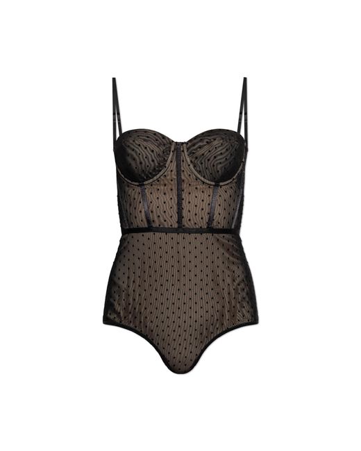 Zimmermann Brown Bodysuit With Spaghetti Straps