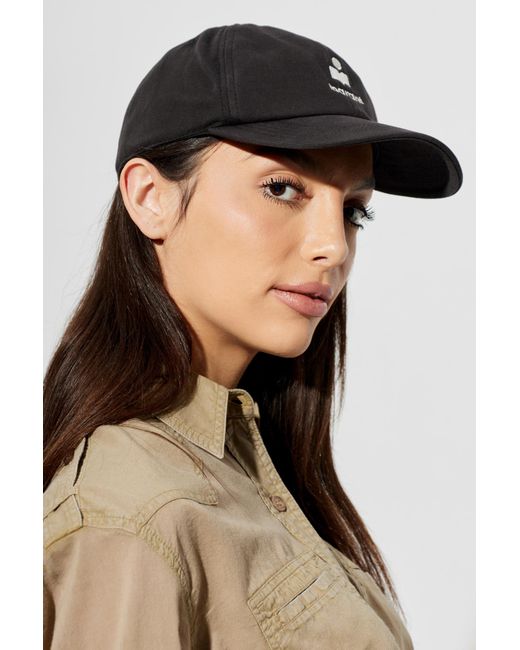 Isabel Marant Black "Tomas" Baseball Cap