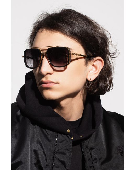 Balmain Black 'Officier' Sunglasses for men