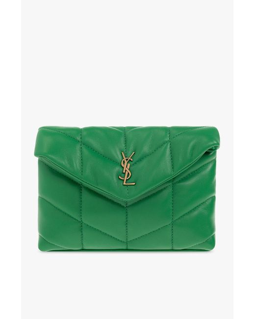 Saint Laurent Green 'puffer Small' Handbag