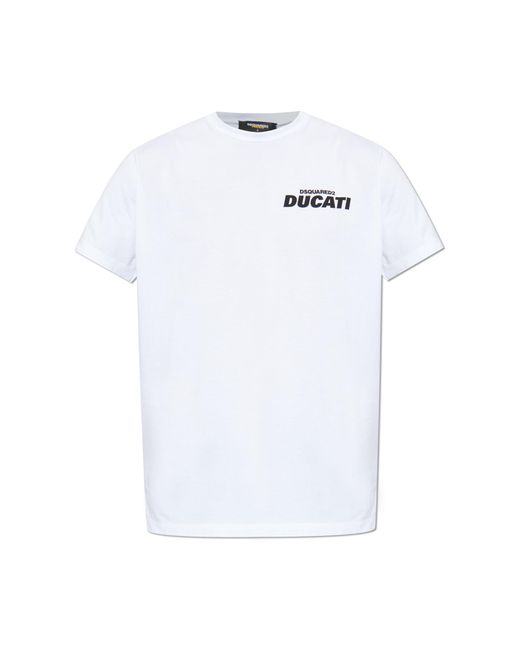 DSquared² White X Ducati for men