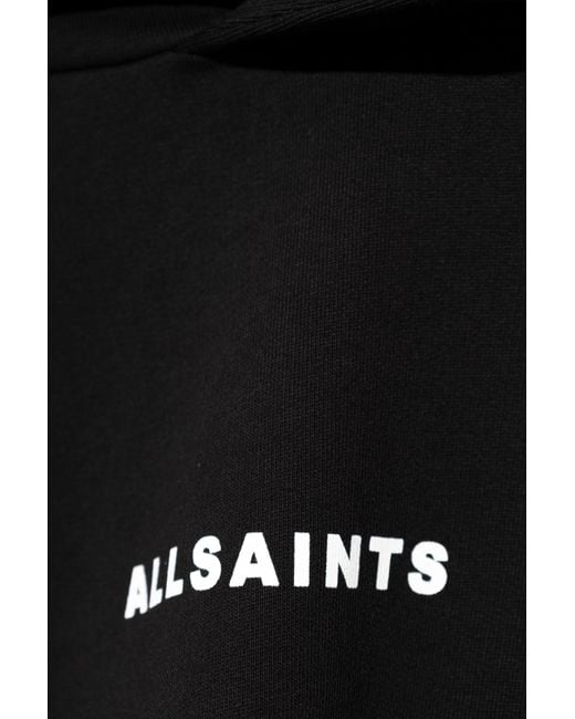 AllSaints Black ‘Tour’ Hoodie