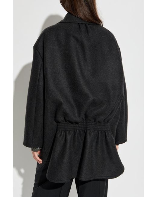 Fendi Black Wool Coat