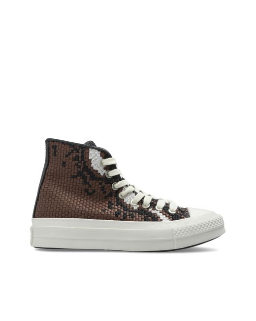 Converse Brown 'Chuck Taylor' Sports Shoes From The 'First String' Collection
