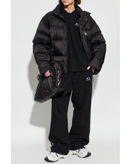 Balenciaga Black Sweatpants With Straight Legs for men