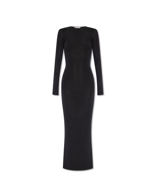 Saint Laurent Black Dress With Cut-out,