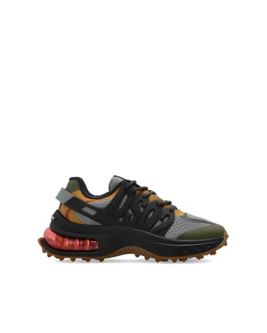 DSquared² Black Sports Shoes "Bubble" for men