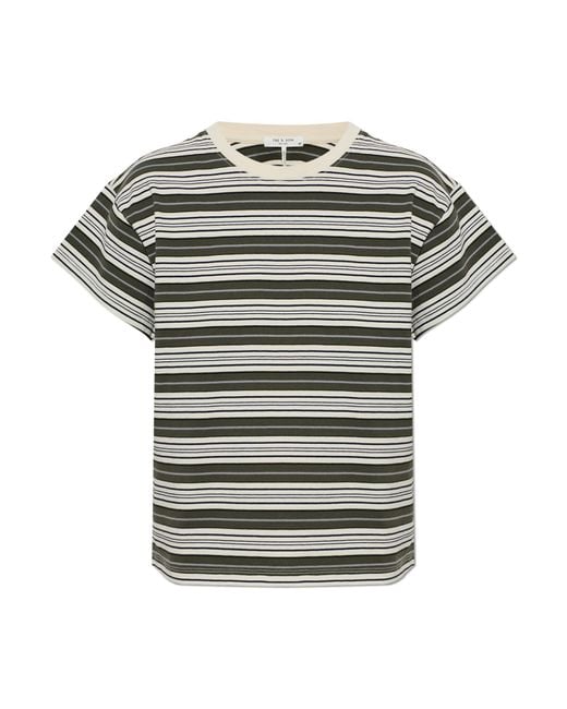 Rag & Bone Green T-Shirt With Striped Pattern