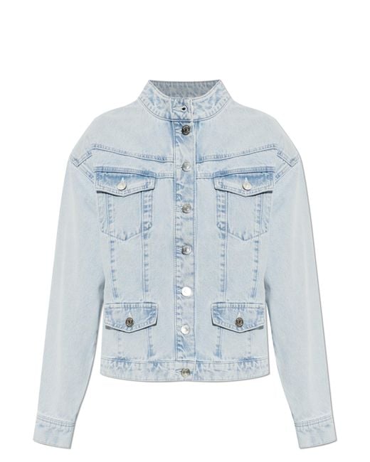 Gestuz Blue 'Gzparwana' Denim Jacket