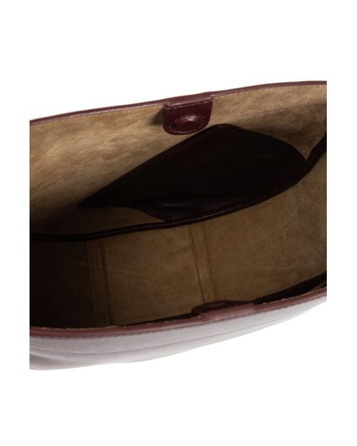 Loewe Purple Handbag Hammlock Slice