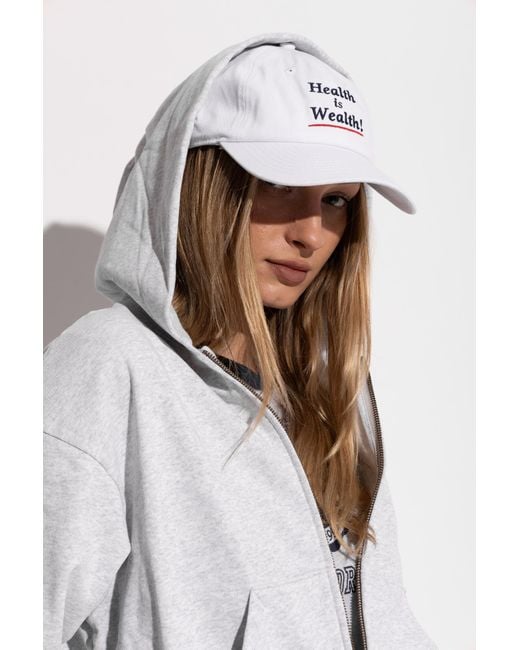Sporty & Rich White Baseball Cap