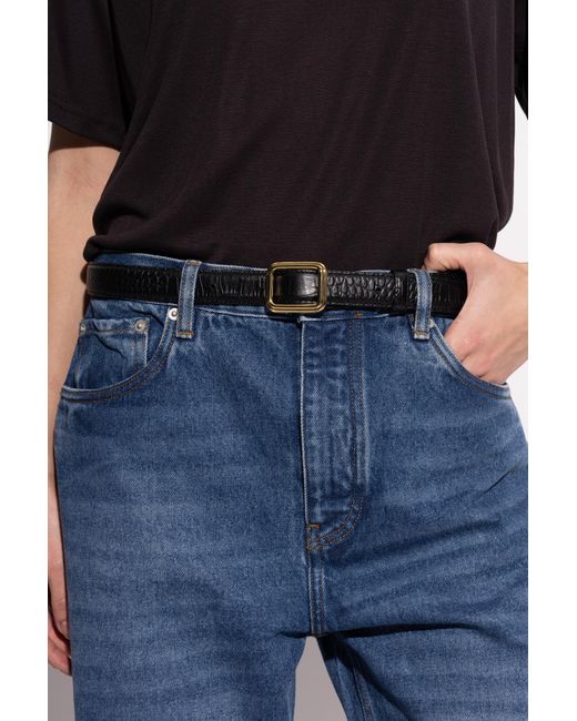 LIE STUDIO Black Georgia Belt