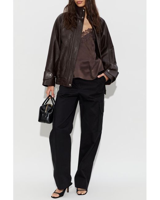 IRO Brown Silk Top 'Newin'