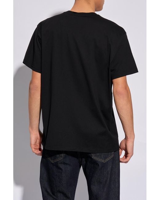 Burberry Black Printed T-shirt, for men