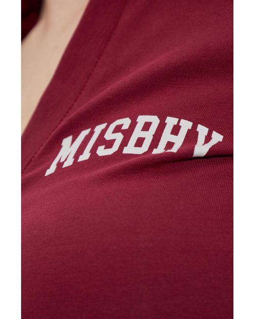 M I S B H V Black Top With "Z" Logo