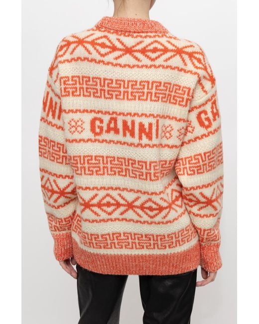 Ganni multicolor pullover store