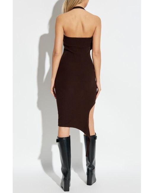 Courreges Brown Sleeveless Dress