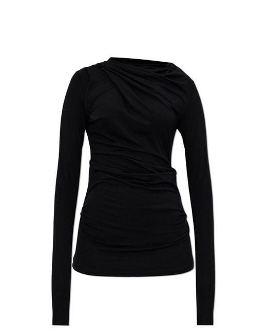 Entire studios Black Draped Top