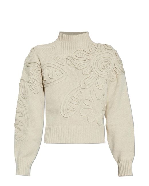 Cult Gaia Natural Turtleneck 'Deva'