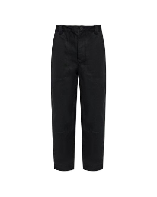 Studio Nicholson Black Denver Trousers for men
