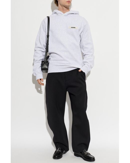 Jacquemus White Hoodie for men