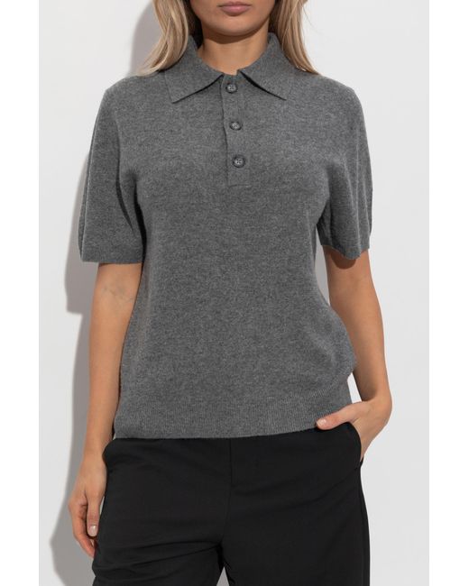 Entire studios Black Wool Polo