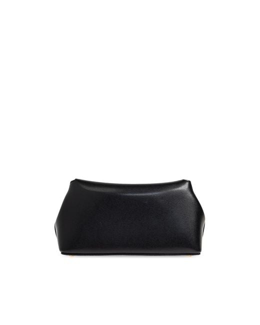 Totême  Black 'T-Lock Mini' Leather Clutch
