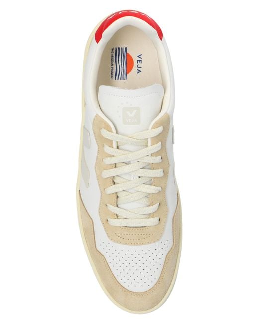 Veja White 'v-90' Sports Shoes,