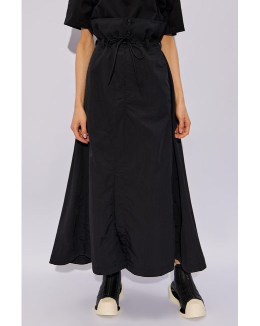 Y-3 Black High-waisted Skirt,