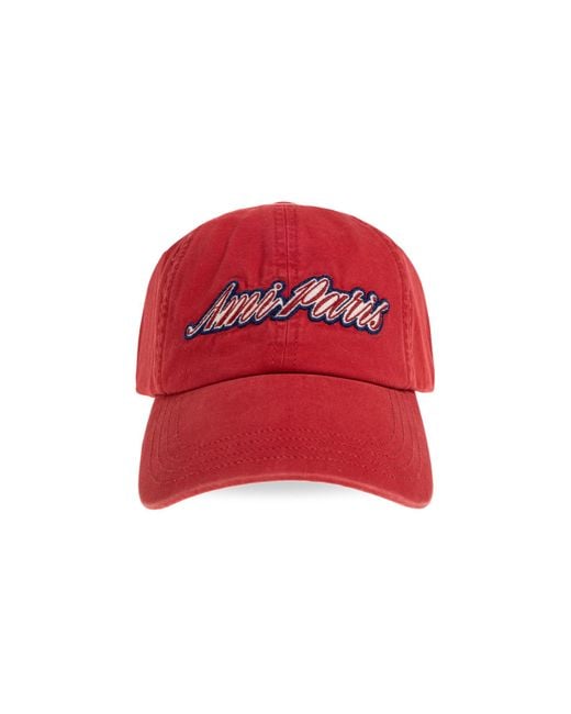 AMI Red Cap With Logo