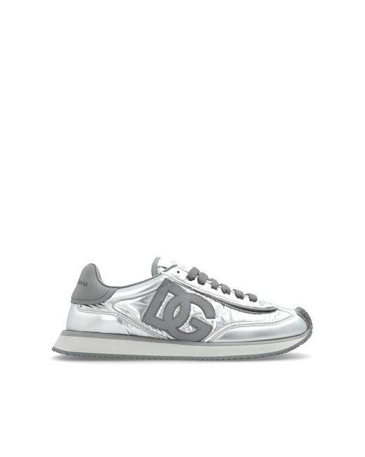 Dolce & Gabbana Black Sports Shoes "Dg Cushion"