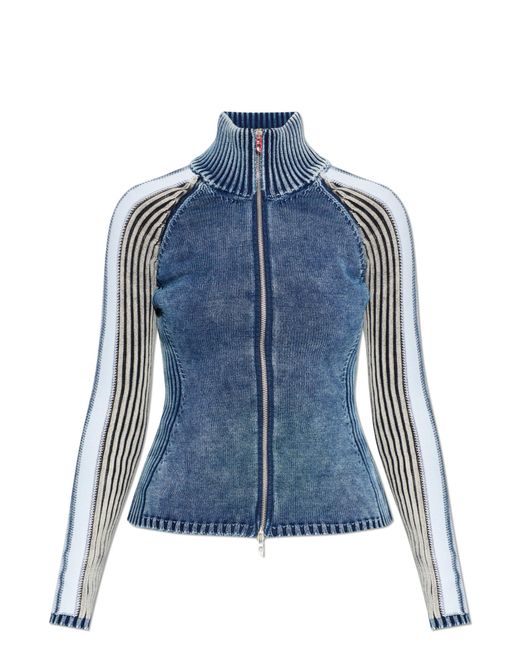 DIESEL Blue Cardigan 'M-Estrella'