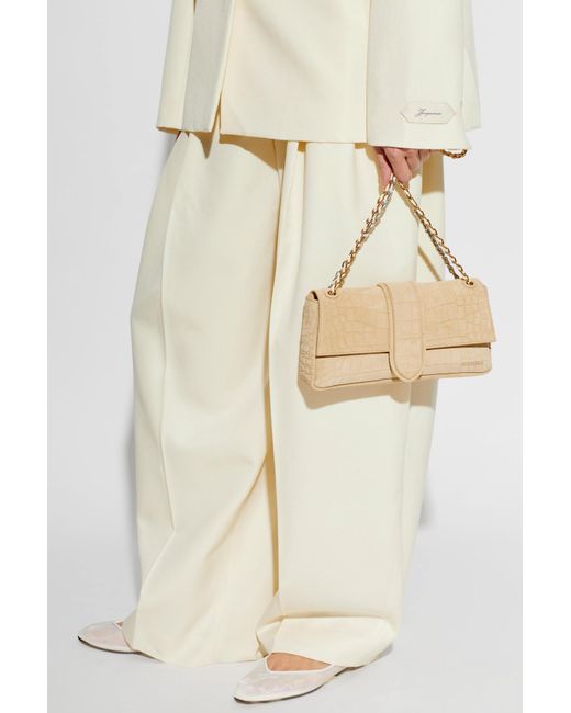 Jacquemus Natural Shoulder Bag "Le Bambino Chaine"
