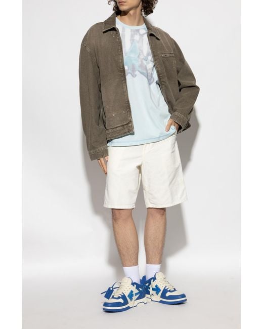 Carhartt White Dearborn Shorts for men