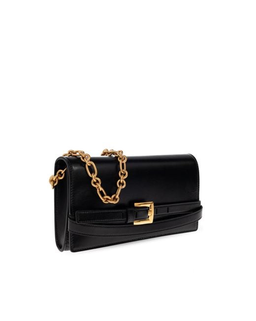 Balmain Black Clutch Bag 'Shuffle'