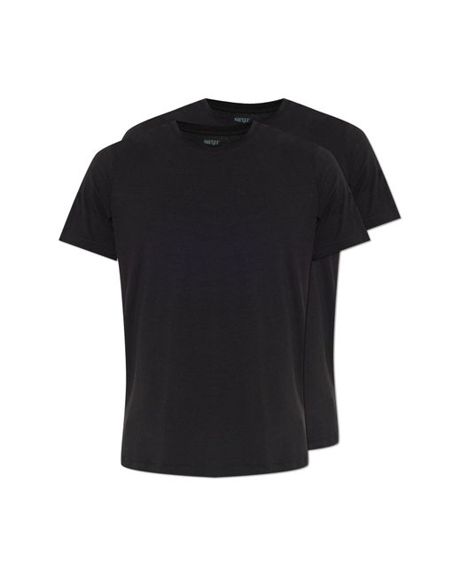 DIESEL Black Two-Pack Of T-Shirts With Logo 'Tom-Utlt-2Pack' for men