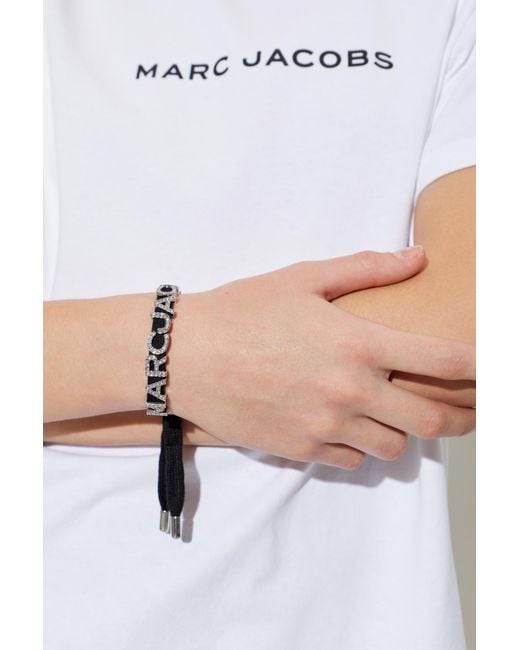 Marc Jacobs Black Bracelet With Logo