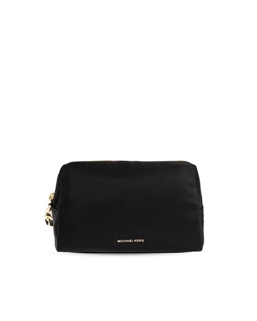 MICHAEL Michael Kors Black Cosmetic Bag With Logo