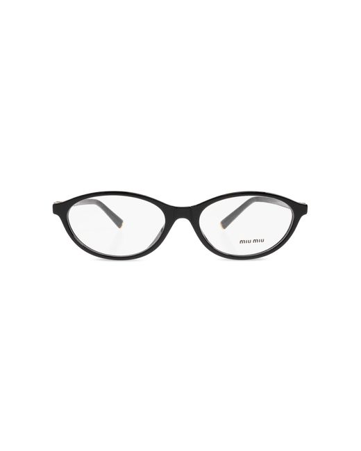 Miu Miu Black Corrective Glasses '09Xv'