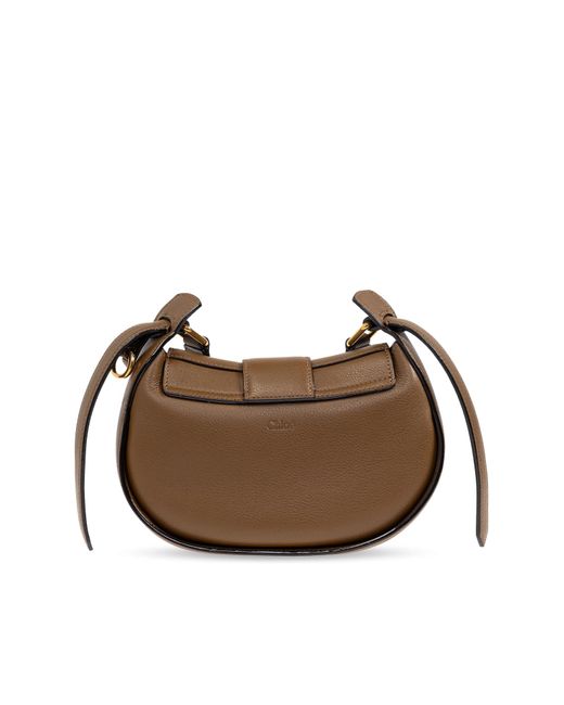 Chloé Brown Shoulder Bag Ride Small
