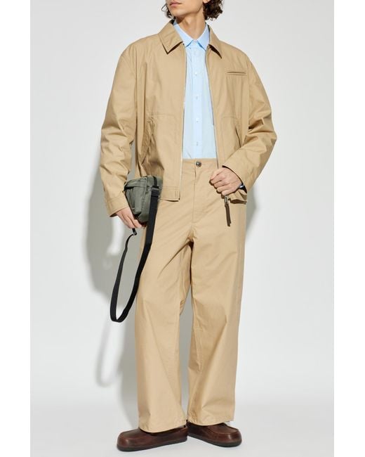 Moschino Blue Shirt With Pocket for men