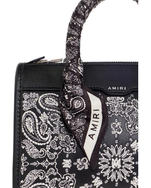 Amiri Black "Micro Triangle" Bag